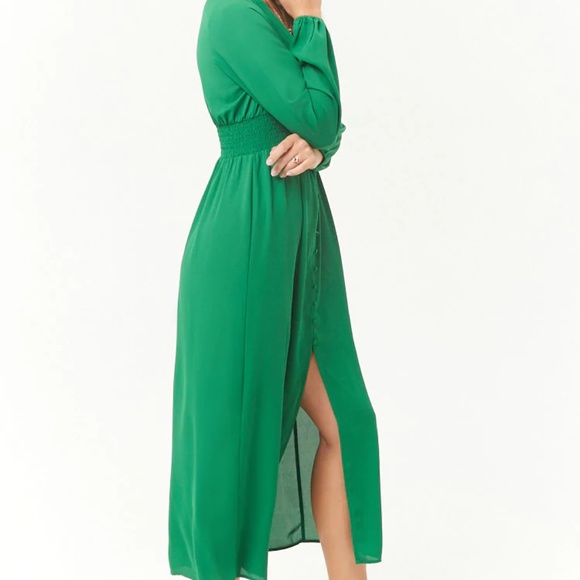 NWOT V Neck Maxi Dress - Picture 2 of 6